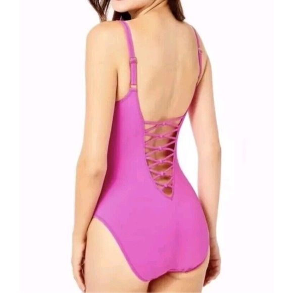 Lilly Pulitzer Isle Lattice One-Piece Swimsuit NWT - Picture 2 of 11